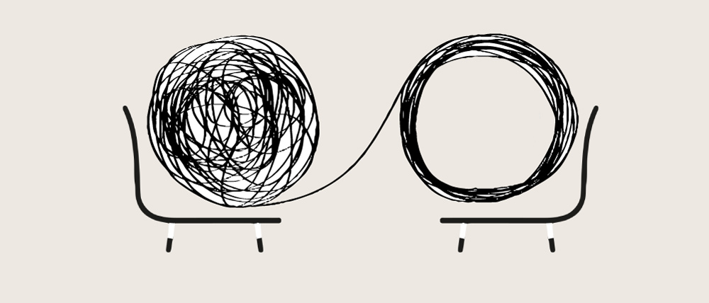 Counselling / Psychotherapy. chairs-with-stringballs